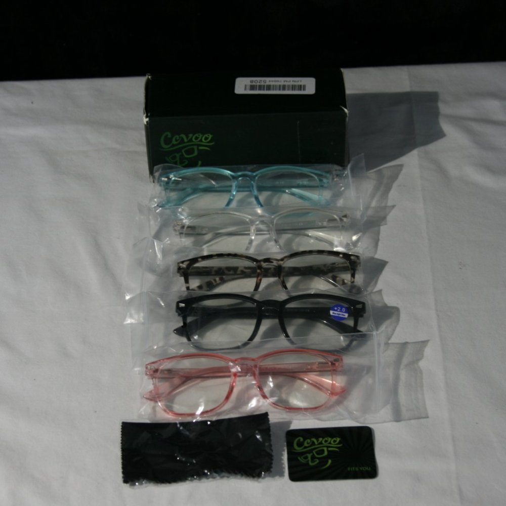 NIB Ccvoo WOMEN'S READERS 2.0 5 PAIRS